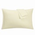 thumbnail image 1 of Cream Pillowcases Soft Microfiber Pillow Case Cover with Zipper Queen, 2 Pack, 1 of 8