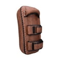 thumbnail image 4 of Almencla Boxing Curved Kick Pad Padded Muay Thai Coaching Pad for Men Training Karate Brown, 4 of 8