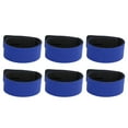 thumbnail image 3 of Fishing Tackle Ties Cable, Stretchy Anti Slip Soft Friction Resistant Reusable Fishing Rod Belts Ties  For Fly Rods For  Rods For Bait Casting Rods Red,Blue,Black, 3 of 8