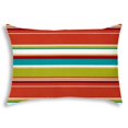 thumbnail image 1 of Joita Coupe Rectangulaire Cousu Fermeture Polyester Coussin d'Extérieur en Multicolore, 1 of 1