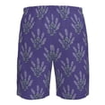 thumbnail image 6 of Naloa Lavender Flowers Men's Beach Shorts, Surfing shorts, Swim trunks, Quick Dry Swim Trunks for Surfing Beach Fun - Medium, 6 of 9