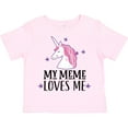 thumbnail image 3 of Inktastic My Meme Loves Me Girl Unicorn Girls Toddler T-Shirt, 3 of 5
