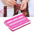 thumbnail image 3 of Cross Stitch Thread Holder, 30 Positions Nonwoven Efficient Sorting Reusable Plastic Thread Shelf for Thread and Needle Management, 3 of 7