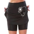 thumbnail image 1 of Frontwalk Womens Athletic Tennis Skirts Golf Running Workout Skorts with Sports Shorts, 1 of 2