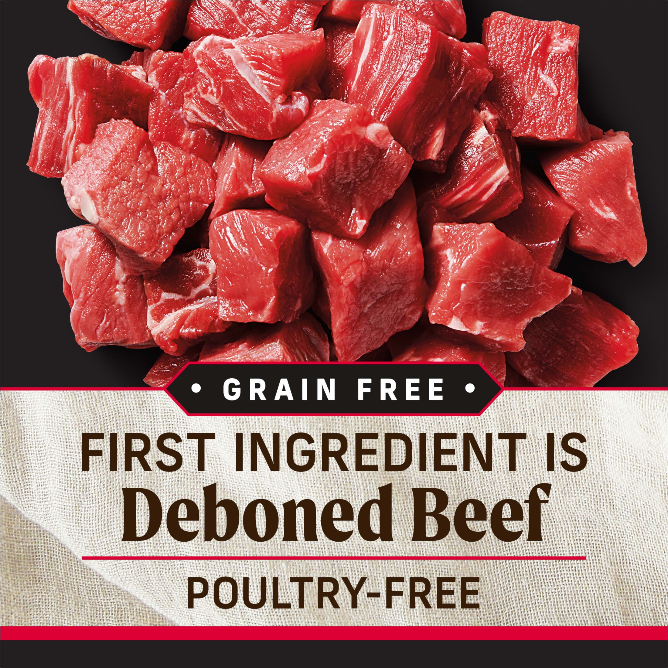 Merrick Backcountry Beef Lamb & Rabbit Dog Food, Grain Free, 4 lb Bag