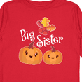 thumbnail image 4 of Inktastic Big Sister Pumpkins with Fall Leaves Girls Long Sleeve Toddler T-Shirt, 4 of 5