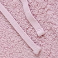 thumbnail image 6 of Sleepdown Women’s Oversized Sherpa Fleece Long Sleeve Zip Up Pullover Hooded Sweatshirt with Pockets Sweatshirt for Women’s Pink Fluffy Coat, XX Large, 6 of 7