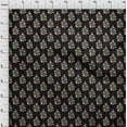 thumbnail image 4 of oneOone Cotton Poplin Black Fabric Jacobean Floral Sewing Material Print Fabric By The Yard 56 Inch Wide, 4 of 4