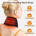 thumbnail image 2 of Cordless Red Light Belt for Neck, Portable Wrap with Timer for Neck Muscle Relief, Near Light Neck Wrap Heating Pad for Neck, Wearable Belt Neck Wrist Wrap Hand Legs Unisex Gift, 2 of 9