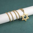 thumbnail image 6 of Star of David Pendant Necklace Israel Jewish Stainless Steel Jewelry Gift, 6 of 9