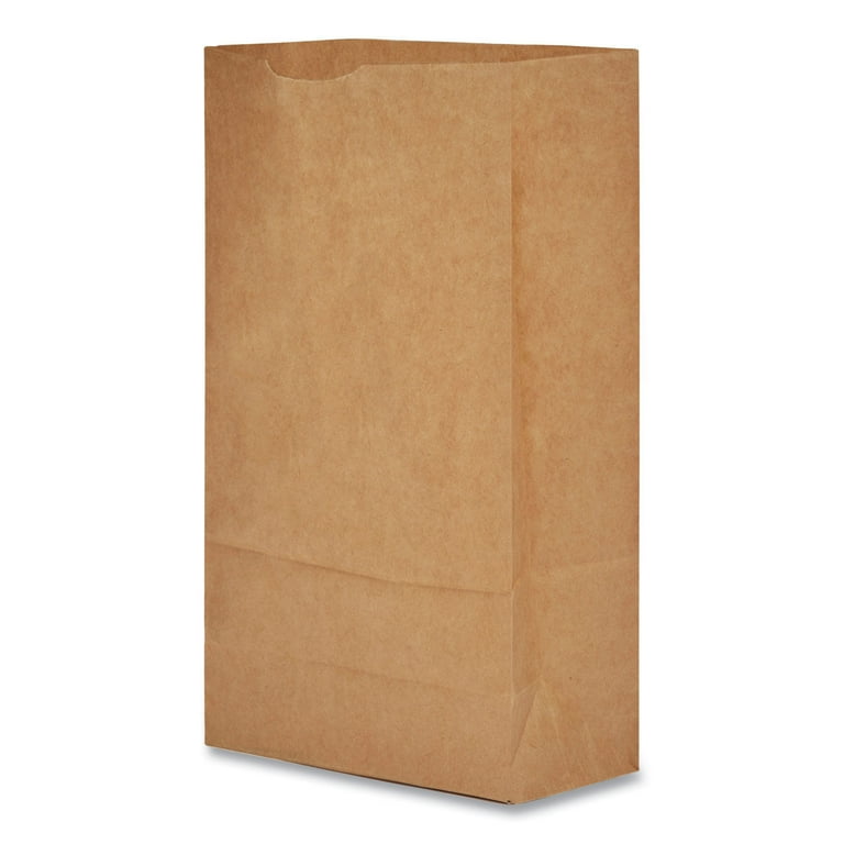 Grocery Paper Bags, 35 lb Capacity, #6, 6 Grocery Paper Bags, 35 lb Capacity, #6, 6