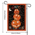 thumbnail image 2 of Jardín De Halloween Bandera De Vacaciones De Lino De Doble Cara Decoración De Patio Para Vallas Paredes De Ventanas seitruly HA041436-02, 2 of 6