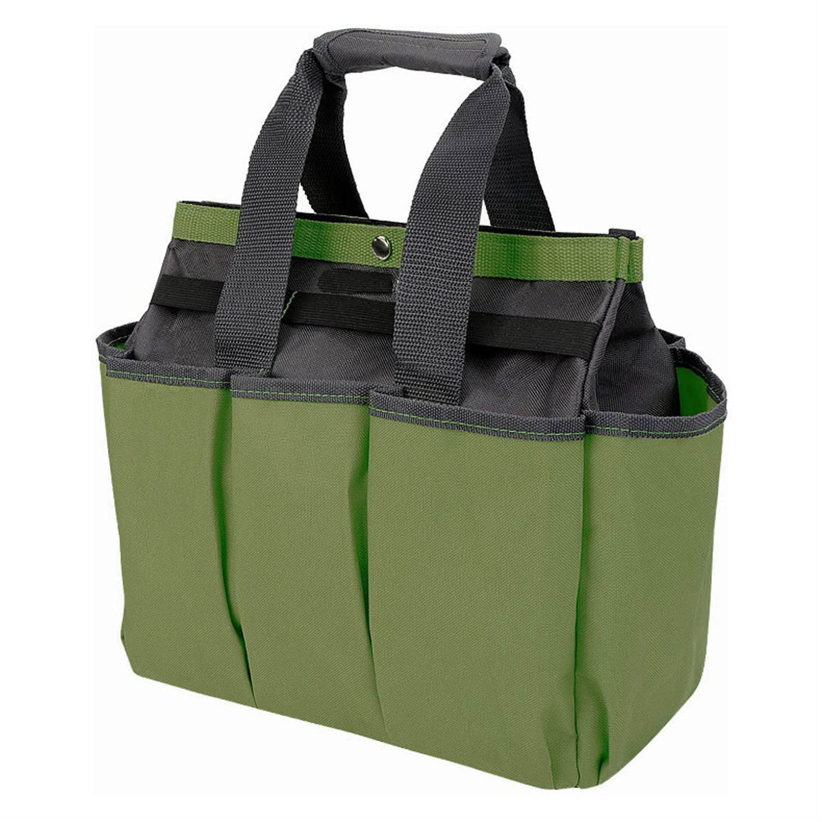 Professional Garden Tool Bag - 600D Oxford Water-Resistant Gardening Organizer Tote with 8 Pockets - for Storing Pruners, Trowels & Outdoor Equipment