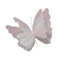 thumbnail image 1 of artificial gigante de gasa falsa, malla de exhibición de mariposas, decoración de pared para bodas, bricolaje, cumpleaños, interiores y Rosa, 1 of 8