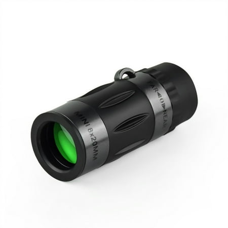 ddioayh Magnification Mini Monocular Crosshair Spotting Scope HD Optical Lens with Rubber Armor Grip Compact Lightweight Design for Hunting Wildlife Observation Outdoor Activities