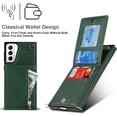 thumbnail image 4 of Crossbody Case for Samsung Galaxy S21 Plus 5G Case with Card Holder,Galaxy S21 Plus Wallet Case for Women Girl PU Leather Lanyard Strap Magnetic Clasp Kickstand ID Credit Card 6.7",Green, 4 of 17