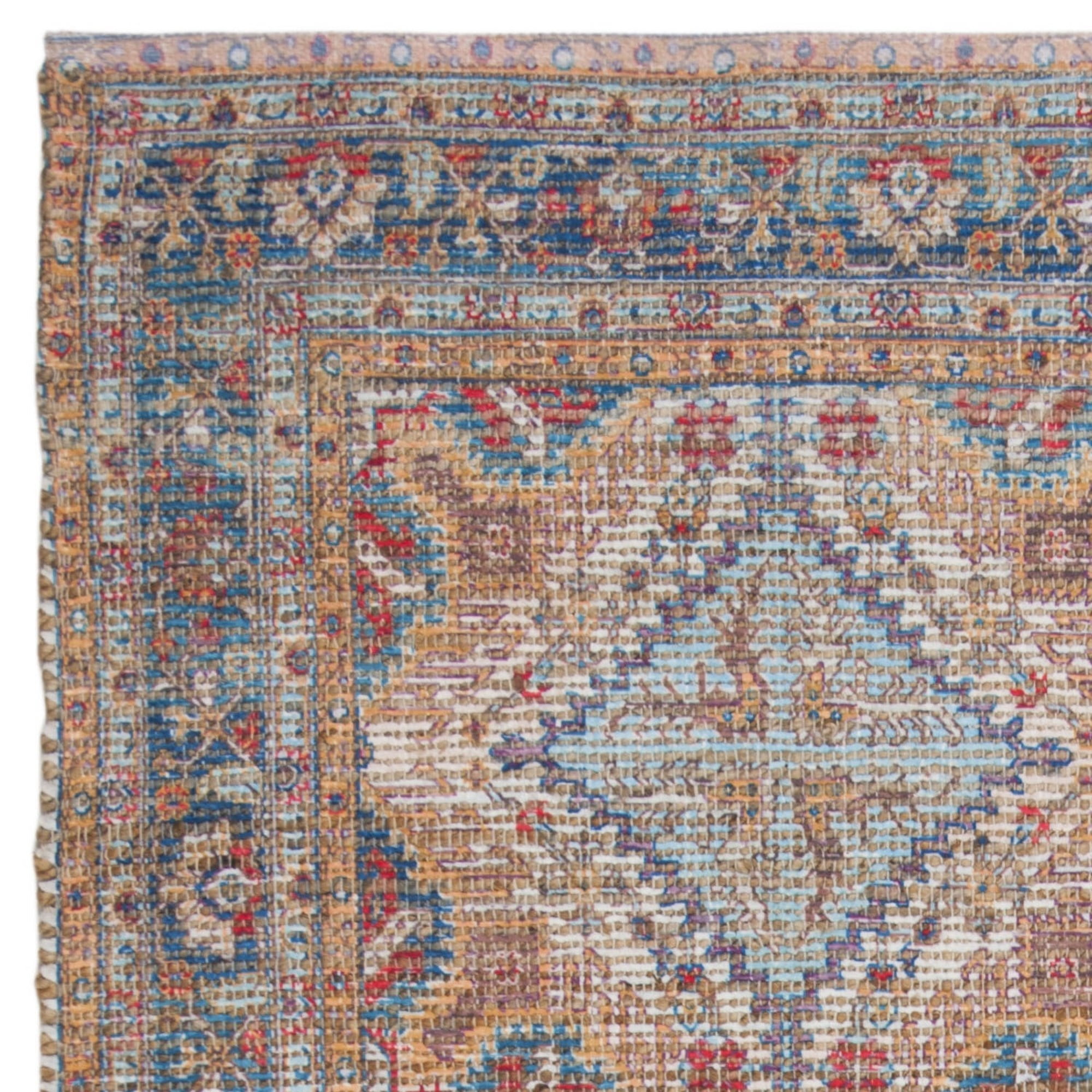 Safavieh  Handmade Saffron Zizi Modern Tribal Cotton Rug 8'  x  10' 8' x 10' Indoor Rectangle