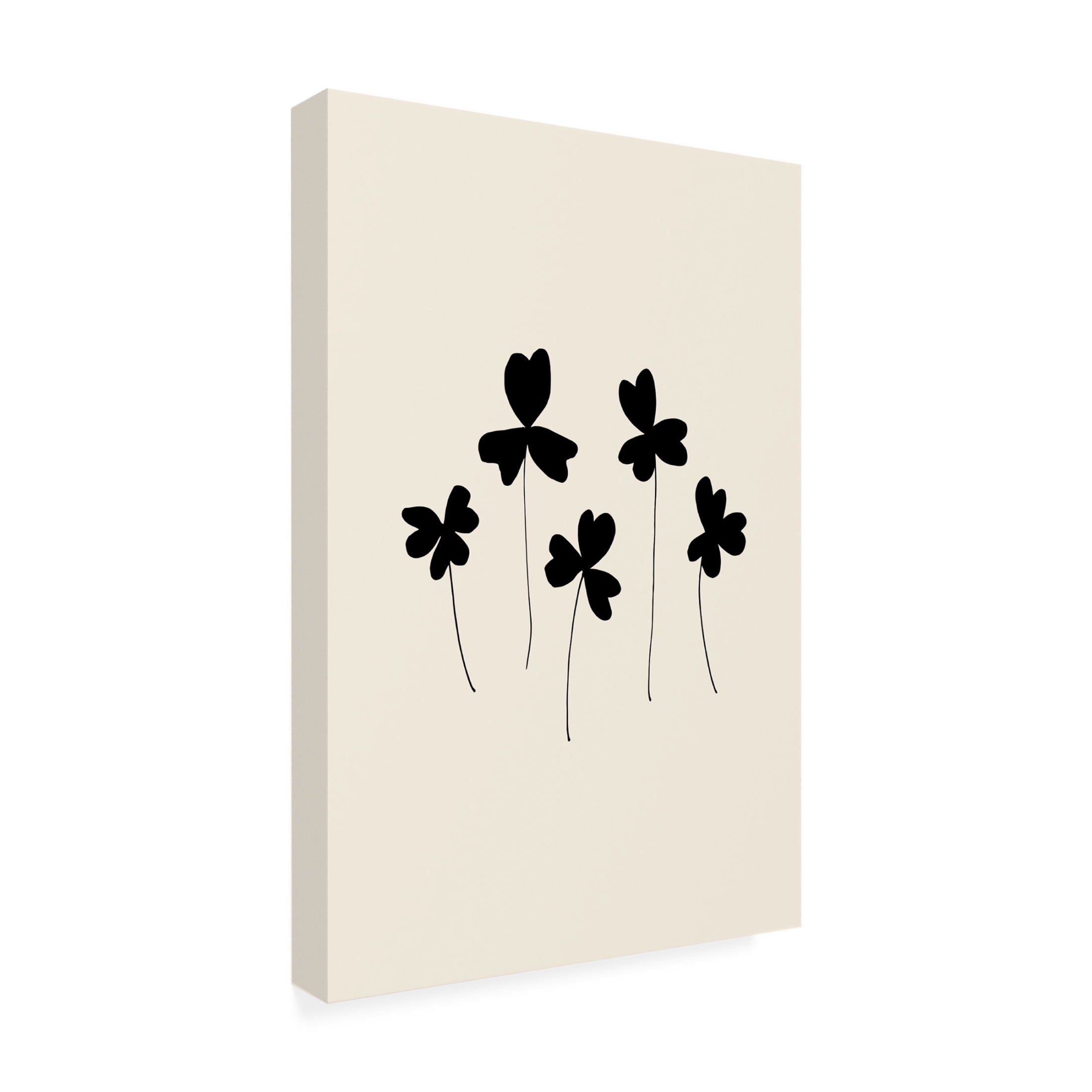Canvas Wall Art - Pictufy Studio 'Black Sorrel' Wall Art for Living Room, Bedroom, or Office Décor by Trademark Fine Art - 30 x 47 Inches