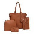thumbnail image 3 of Tassel 4PCS Women Simple Single Shoulder Bag Soft PU Leather Crossbody Bag, 3 of 6