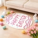 thumbnail image 1 of Alfombra de suelo con forma de huevo de Pascua | Alfombra de poliéster antideslizante colorida para dormitorio, porche, pasillo, dormitorio | 60 x 40 cm, decoración para interiores y exteriores, 1 of 9