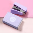 thumbnail image 5 of Mini Stapler Set | Macaroon Colors Portable Compact Metal Binder | Fresh Design | Office Supplies | 1 Stapler with 400 Staples | Durable Alloy, Pink Purple Green | 1.53x1.06x0.59 in, 5 of 6