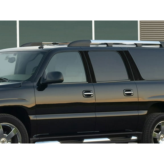 Rvinyl Pillar Post Window Trim Compatible with Chevrolet Suburban 2000-2006 (1500) - Aluminum