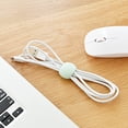 thumbnail image 4 of MasteelfCA 4pcs Earphone Winder Mobile Phone Cable Buckle Multi-function USB Cable Wire Clamp Cable Clamp Set (Random Color), 4 of 7