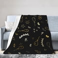 thumbnail image 1 of Balloons & Stars Doodles Blanket, Fluffy Soft Cozy Blanket Flannel Plush Microfiber Couch Throw, Bedding, 60"x50", 1 of 7