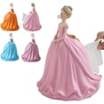 thumbnail image 2 of Girl Tissue Box Princess Figurine Tissues Dispenser With Flying Skirt, 2 of 2