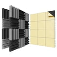 thumbnail image 1 of 24 Pack Self-Adhesive Sound Proof Foam Panels,12 X 12 X 2 Inches Acoustic Foam,High Resilience Sound Proofing Padding, 1 of 6