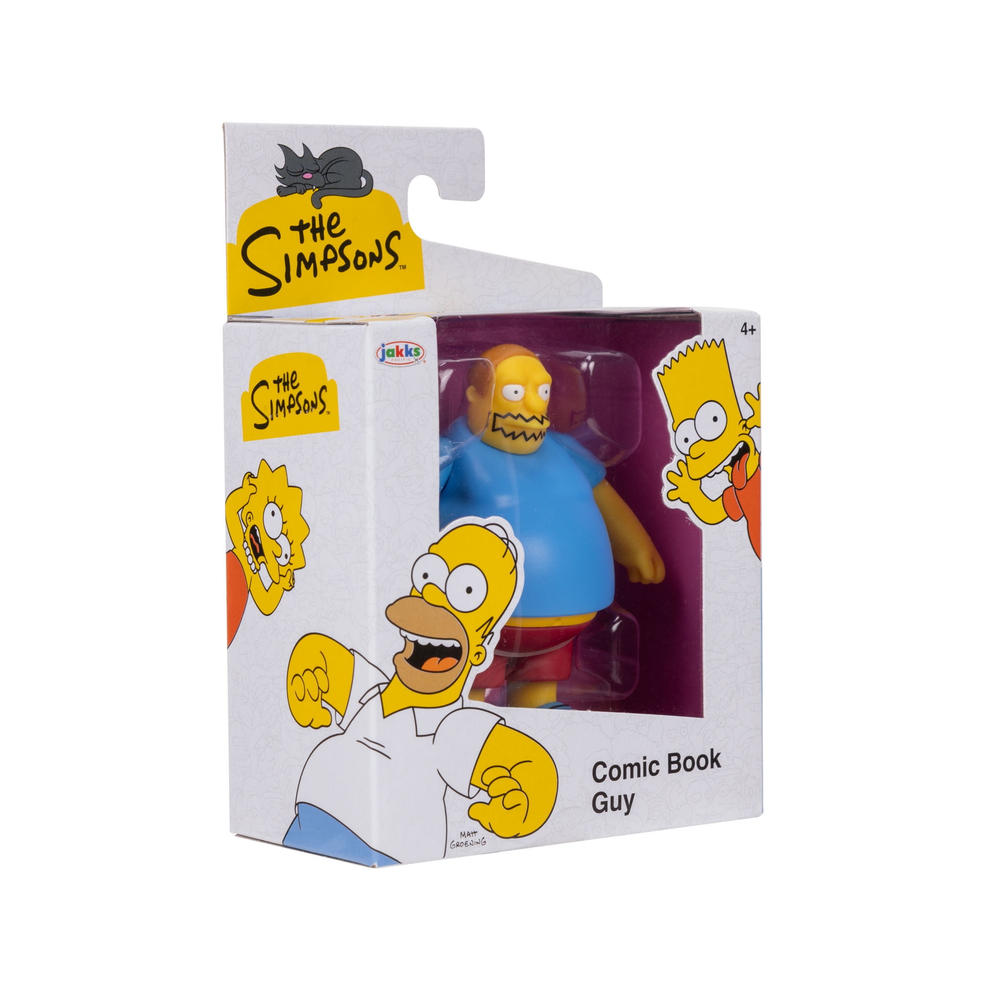 The Simpsons 2.5 inch Tall Scaled Collectible Comic Book Guy Action Figure for Child Ages 4+