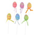 thumbnail image 4 of 6 uds. de selecciones de huevos de Pascua, decoración de Pascua, manualidades, pastel original de espuma, arreglo Floral para jarrón para el hogar, Rayas onduladas, 4 of 8