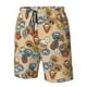 thumbnail image 4 of Balery Camp Badge Traje de Baño Estilo Hawaiano para Hombre, Shorts de Secado Rápido con Bolsillos-X-Large, 4 of 6