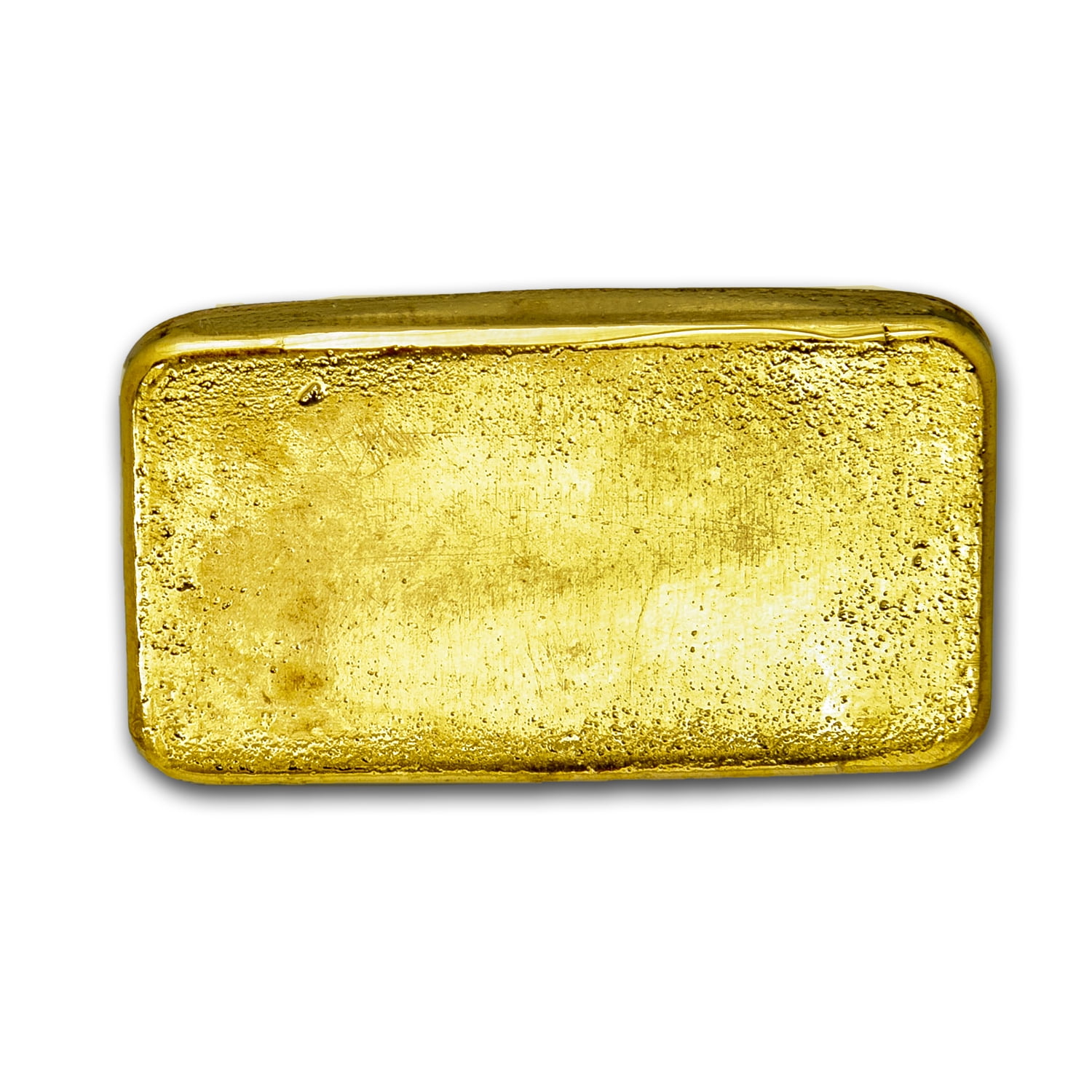 100 gram Cast-Poured Gold Bar - APMEX
