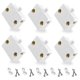 thumbnail image 1 of Automatic Door Light Switch for Cabinets Momentary Contact Switch 6-pack Cabinet Doors Cabinet Switch White (FMY), 1 of 5