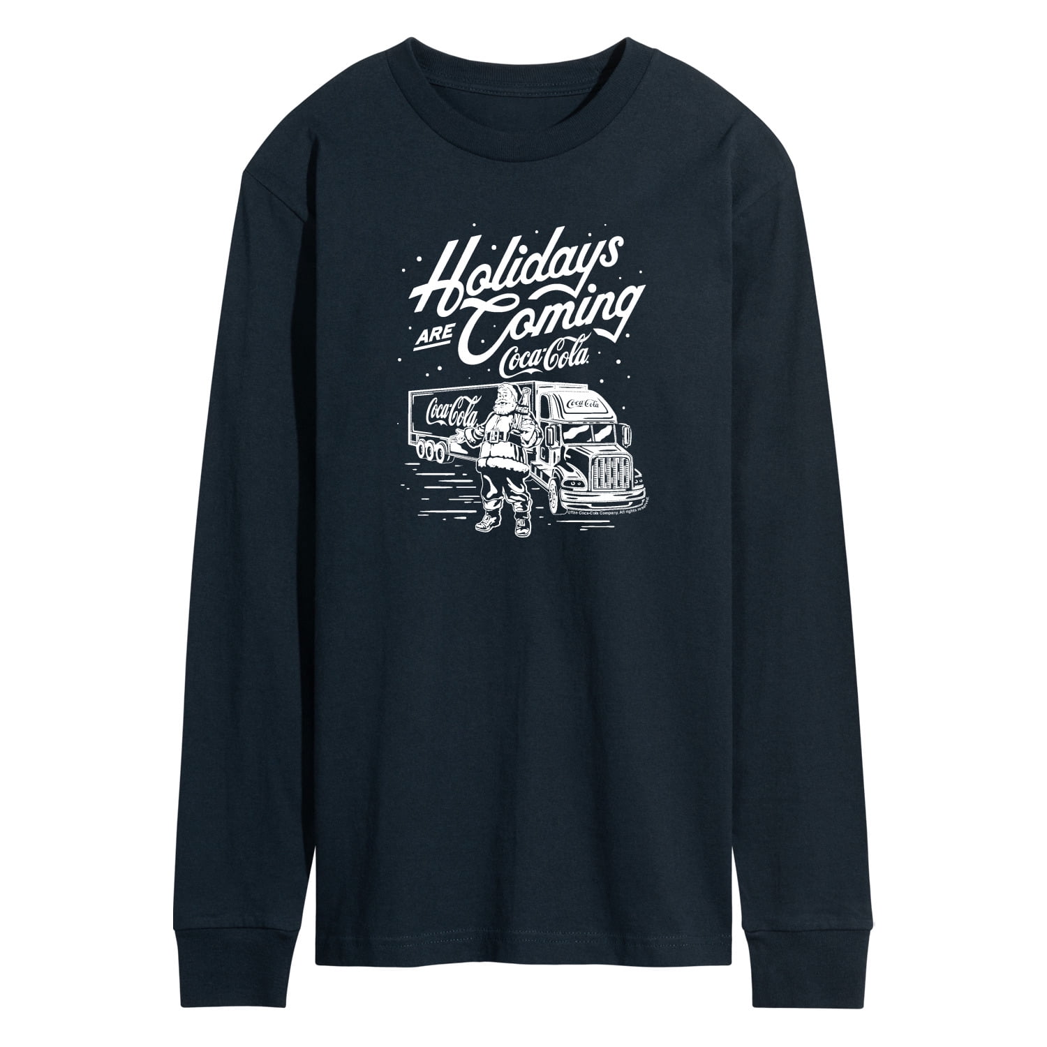 Coca-Cola - Holidays are Coming Truck - Men s Long Sleeve Graphic T-shirt