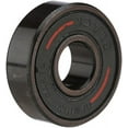 Black Precision 8mm Skateboard Bearings, Rings and Spacers