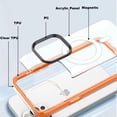 thumbnail image 3 of TECH CIRCLE Clear Case For iPhone 15 Pro with MagSafe,Slim Thin Shockproof Silicone Bumper Military Grade Drop Protection Magnetic Crystal Phone Case for Apple iPhone 15 Pro 6.1" 2023,Black, 3 of 8