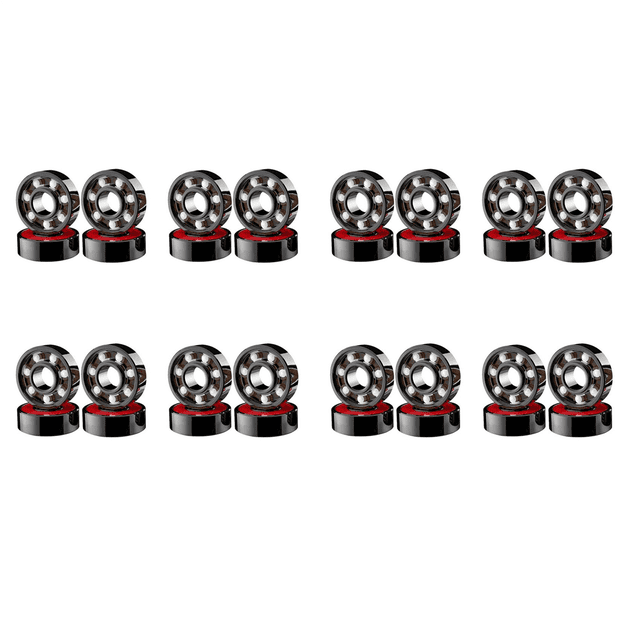 32 Pcs Roulements en Céramique Haute Vitesse pour Skateboard Roue