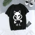 thumbnail image 3 of Camiseta de Anime de Demon Slayer para mujer, camiseta de Kamado, kakus, Wanita, Kimetsu No Yaiba, Nezuko, Kaus, Wanita, Uniseks, Tanjirou, 3 of 5