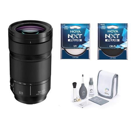 UPC: 0192223195035 | LUMIX S 70-300mm f/4.5-5.6 Lens for Leica L  Bundle with Hoya NXT Plus 77mm CPL+UV Filter Kit  Cleaning Kit