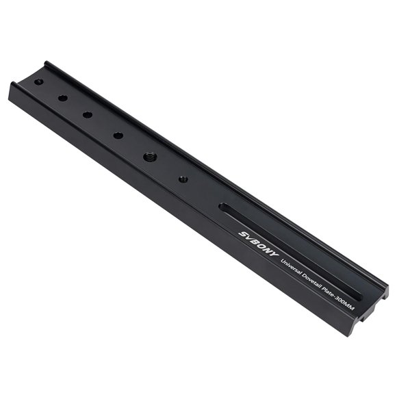 Placa de montaje en forma de cola de milano SVBONY SV219 300 mm universal