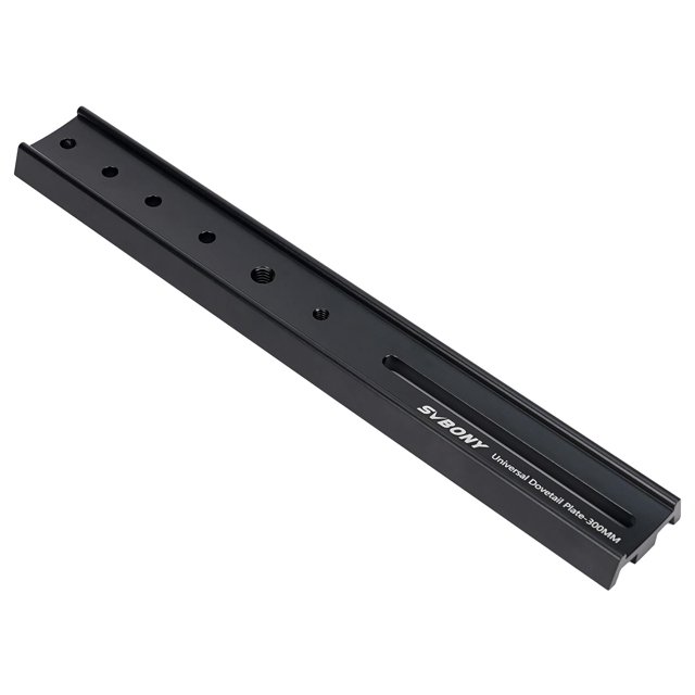 Placa de montaje en forma de cola de milano SVBONY SV219 300 mm universal