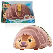 Disney Raya and the Last Dragon Walk & Roll Tuk Tuk, 10 Inch Feature Plush with Sounds, Stuffed Animal, Officially Licensed Kids Toys for Ages 3 Up, Gifts and Presents