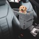 thumbnail image 2 of Asiento de coche portátil para cachorros Zulema Nido de barrera protectora de asiento de coche Gris, 2 of 6