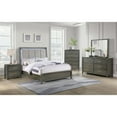 thumbnail image 6 of Coaster Kieran Wood Eastern King Panel Bed with Upholstered LED Headboard Gray, 6 of 10