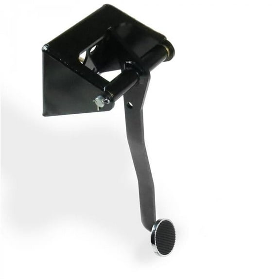 Universal Firewall Mount Brake Pedal Bracket Kit with 3 in. Chrome Pedal Pad