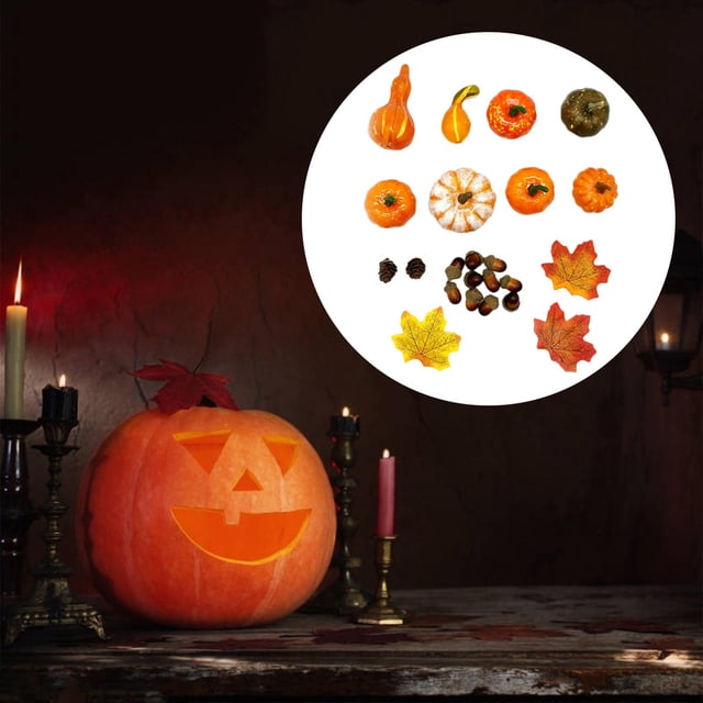 Calabaza falsa BLESIY Surtido de Espuma Artificial 23 piezas