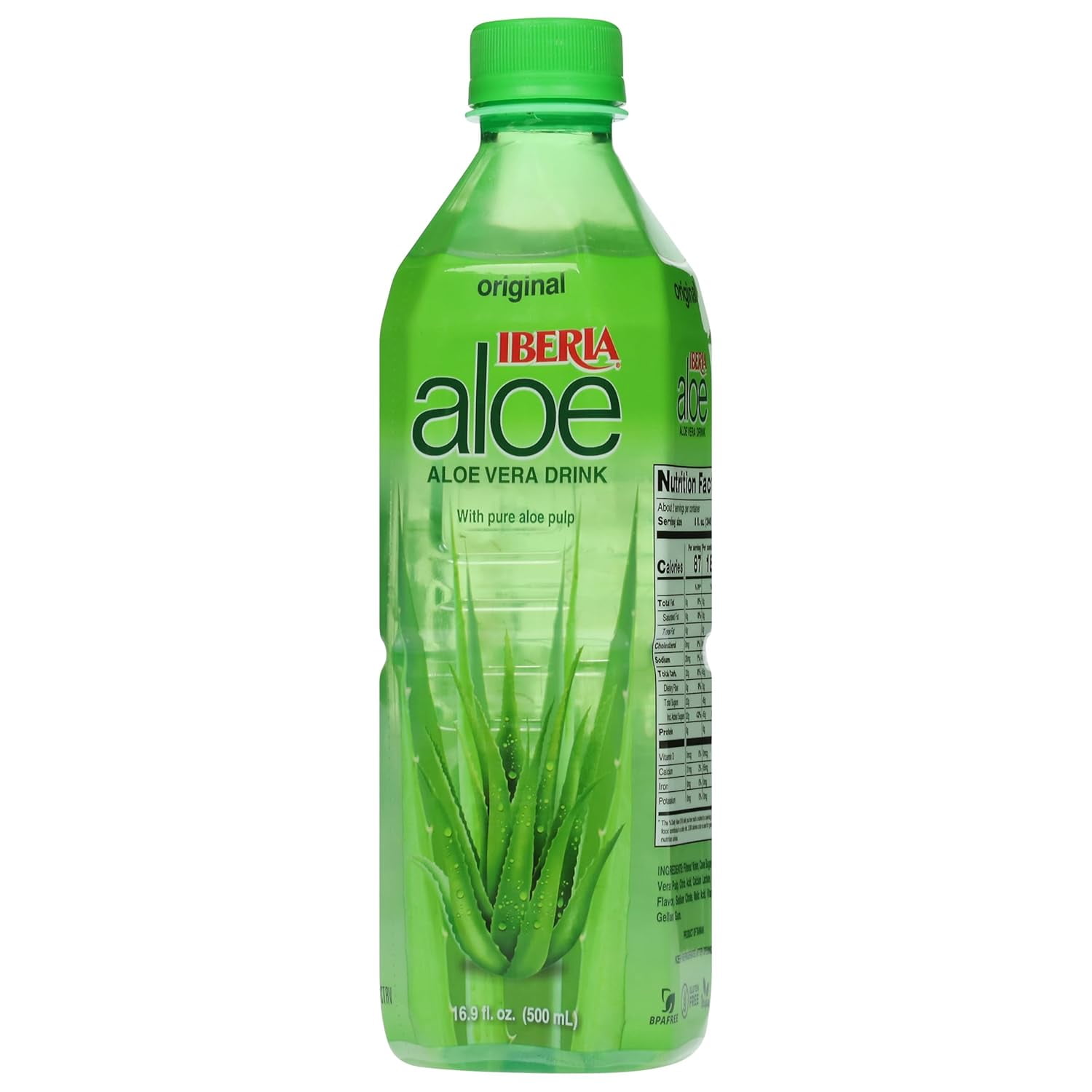 OKF Farmer's Aloe Vera Drink, Pomegranate, 16.9 Fluid Ounce (Pack of 12) -  Walmart.com