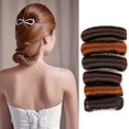 thumbnail image 1 of Wig Cushion Stable Comfortable High Temperature Fiber Insert Comb Invisible Fluffy Hair Pad for Female, 1 of 8